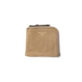 LEATHER-SILVER-MOTO-EAA004-L字ファスナーハーフウォレット-ホースバットスウェード-Beige-168x168