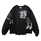 CH1001 4PANEL L/S Tshirt - Black - 6