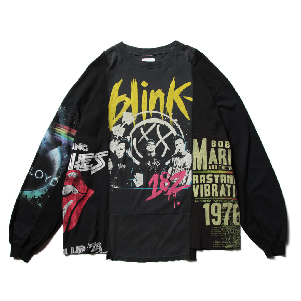 CH1001 4PANEL L/S Tshirt - Black - 2