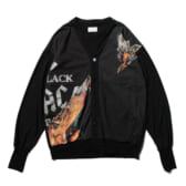 CH3006 2PEACE CADIGAN - Black - 1
