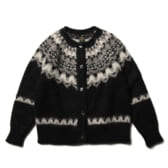 BATONER-MOHAIR-NORDIC-CREW-NECK-CARDIGAN-レディース-Black-168x168