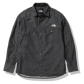 THE-NORTH-FACE-LS-Nylon-Denim-Nuptse-Shirt-BD-ナイロンブラックデニム-168x168