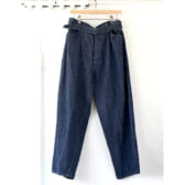 COMOLI-デニム-ベルテッドパンツ-Navy-168x168