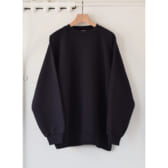 COMOLI-コットン吊裏毛-クルーネック-Navy-168x168