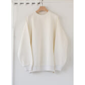 COMOLI-コットン吊裏毛-クルーネック-White-168x168