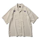 Needles-SS-Cowboy-One-Up-Shirt-RPE-Twill-Beige-168x168
