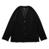 Needles-V-Neck-Cardigan-Poly-Mesh-Black-168x168