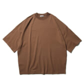AUBETT-ハイツイストSZガーゼスムース-オーバーサイズテーパードTシャツ-Cacao-Brown-168x168