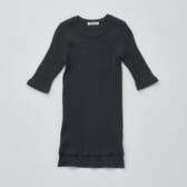 AURALEE-GIZA-HIGH-GAUGE-RIB-KNIT-TEE-レディース-Black-168x168