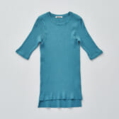 AURALEE-GIZA-HIGH-GAUGE-RIB-KNIT-TEE-レディース-Blue-168x168