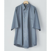 AURALEE-WASHED-FINX-TWILL-BIG-HALF-SLEEVED-SHIRTS-Dark-Blue-Gray-168x168