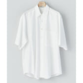 AURALEE-WASHED-FINX-TWILL-BIG-HALF-SLEEVED-SHIRTS-White-168x168