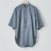 AURALEE-WASHED-FINX-TWILL-HALF-SLEEVED-PO-SHIRTS-レディース-Dark-Blue-Gray-168x168