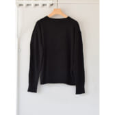 COMOLI-コットン-ガンジーニット-Black-168x168