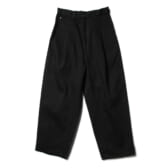 URU-COTTON-DENIM-ONE-WASH-TUCK-WIDE-PANTS-Black-168x168