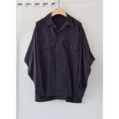 COMOLI-空紡オックス-C.P.Oシャツ-Navy-168x168