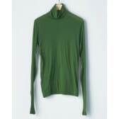 AURALEE-HIGH-GAUGE-SHEER-RIB-TURTLE-NECK-LS-TEE-レディース-Green-168x168