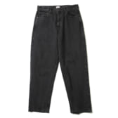 CIOTA-ブラック-スビンコットン-13.5oz-ワイドテーパードデニム-Medium-Black-168x168