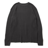 CIOTA-スビンコットン-ツータックワッフル-ロングTシャツ-Black-ONE-WASH-168x168