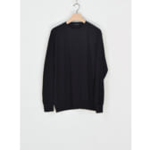 COMOLI-サマーウール-長袖クルー-Navy-168x168