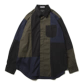 ENGINEERED-GARMENTS-Combo-Short-Collar-Shirt-Pima-Cotton-Broadcloth-Black-168x168