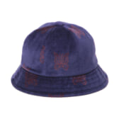 Needles-Bermuda-Hat-CPE-Papillon-Velour-Navy-Bordeaux-168x168