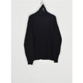COMOLI-ウール天竺-長袖タートルネック-Navy-168x168
