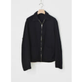 COMOLI-縮絨ウール-ジップショートジャケット-Navy-168x168
