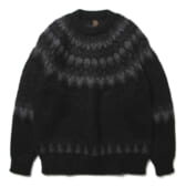 BATONER-MOHAIR-NORDIC-CREW-NECK-メンズ-Black-168x168