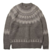 BATONER-MOHAIR-NORDIC-CREW-NECK-メンズ-Khaki-168x168