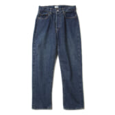 CIOTA-本藍-スビンコットン-13.5oz-ストレートデニム-Dark-Blue-Damage-168x168