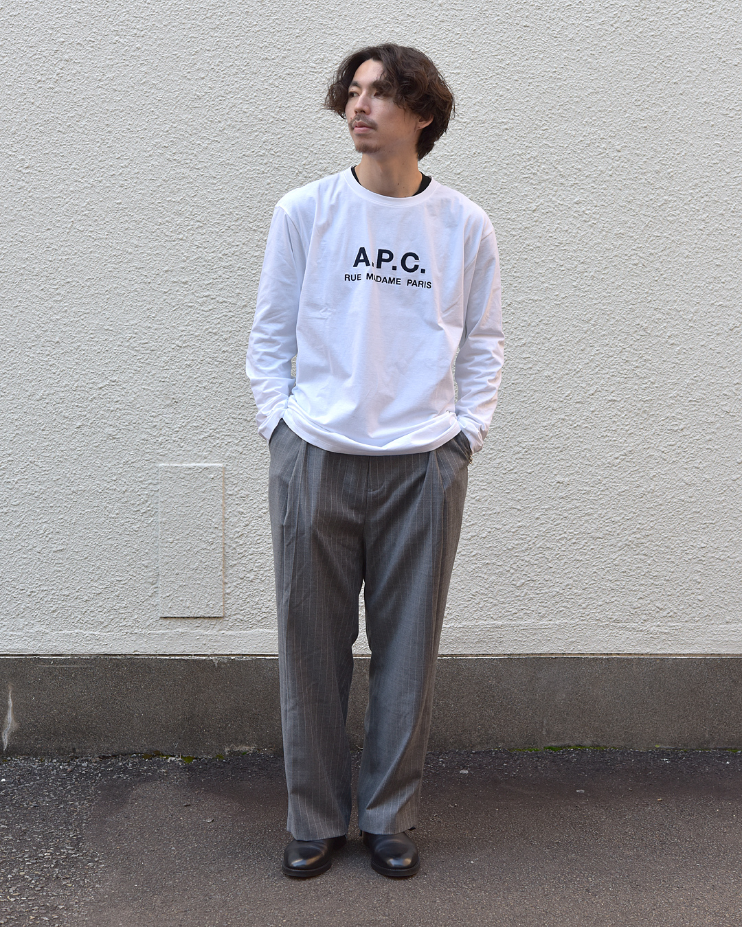 RueMadame長袖Tシャツ_コーディネート