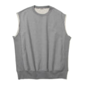 AURALEE-SUPER-MILLED-SWEAT-SLEEVELESS-レディース-Top-Charcoal-168x168