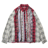 Needles-Rebuild-by-Needles-Flannel-Shirt-Ribbon-Shirt-Wide-Fサイズ_2-168x168