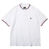 Needles-Shawl-Collar-SS-Polo-Cotton-Pique-White-168x168