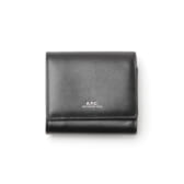 A.P.C.-Lois-スモールコンパクトウォレット-ロゴSilver-Black-168x168