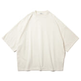 AUBETT-GIZA空紡インレー-オーバーサイズテーパードTシャツ-Sugar-White-168x168