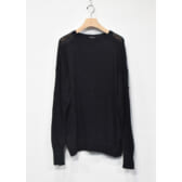 COMOLI-7Gコットン-ガンジーニット-Black-168x168