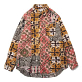 ENGINEERED-GARMENTS-Combo-Short-Collar-Shirt-African-Print-Tan-Brown-168x168