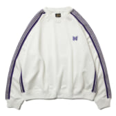 Needles-Track-Crew-Neck-Shirt-Poly-Smooth-Ice-White-168x168