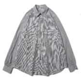 Porter-Classic-ROLL-UP-NEW-GINGHAM-CHECK-SHIRT-Black-168x168