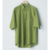 AURALEE-WASHED-FINX-TWILL-BIG-HALF-SLEEVED-SHIRT-Green-168x168