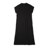 BATONER-WOMEN-TORNADE-COTTON-HIGH-GAUGE-URAKE-CREW-NECK-SS-ONE-PIECE-レディース-Black-168x168