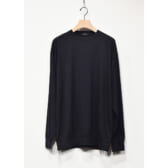 COMOLI-サマーウール-長袖クルー-Navy-168x168