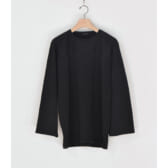 COMOLI-フットボールTシャツ-Fade-Black-168x168