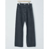 AURALEE-SELVEDGE-FADED-LIGHT-DENIM-PANTS-Lightning-Effect-Black-168x168