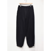COMOLI-シルクネル-ドローストリングパンツ-Navy-168x168
