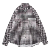 Porter-Classic-ROLL-UP-水彩-GINGHAM-SHIRT-Black-168x168