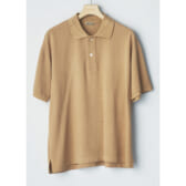 AURALEE-SUPER-FINE-COTTON-PIQUE-BIG-POLO-Light-Brown-168x168