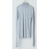 AURALEE-SUPER-SOFT-WOOL-SHEER-JERSEY-TURTLE-レディース-Top-Gray-168x168